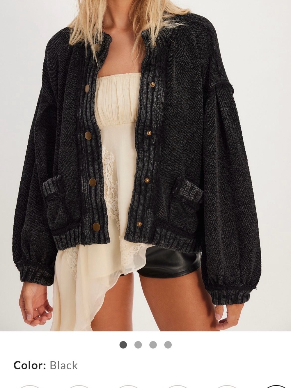 NWT We The Free Cute In This Cardi